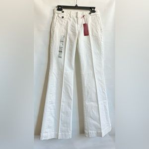 NWT. Banana Republic White Trouser Jean Limited Edition Size 26/2P